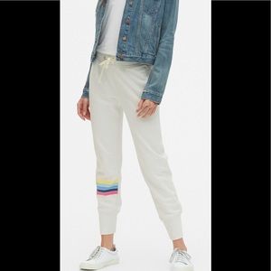 Gap vintage stripe jogger pants